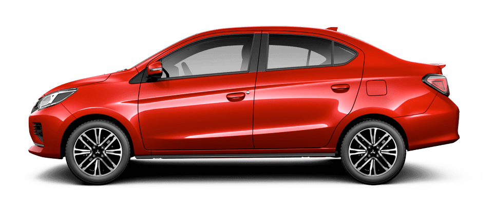 Mitsubishi Attrage màu Đỏ